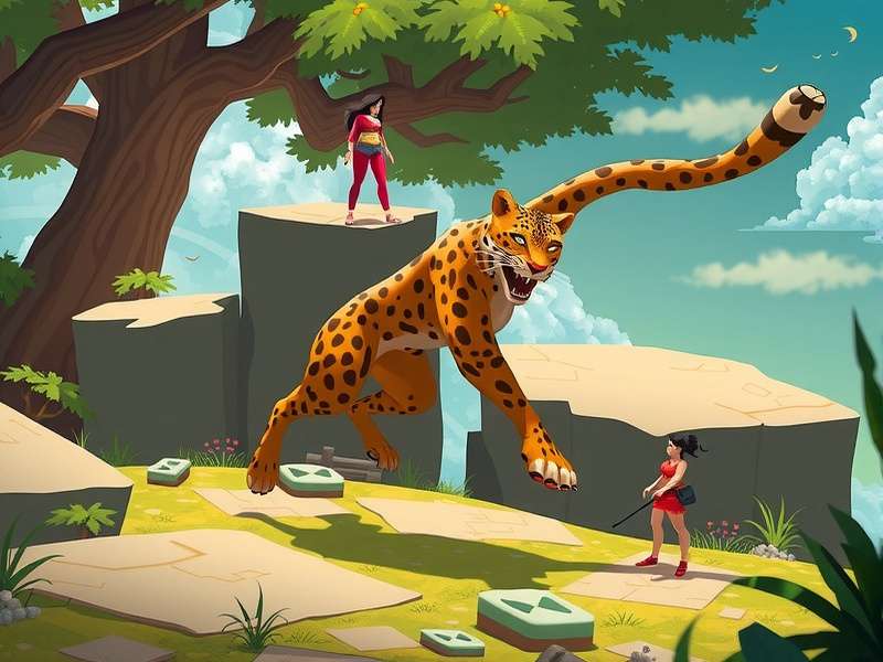 Leopard Leap Character Design