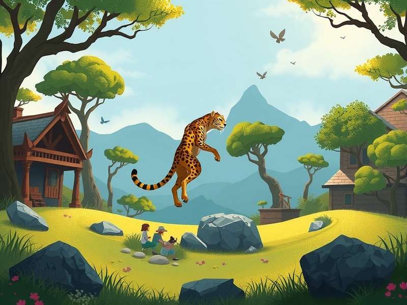 Leopard Leap Game Environment